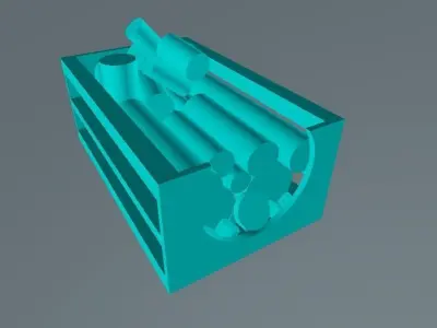 Wooden Wood Box 4K QUALITY 1 3D model