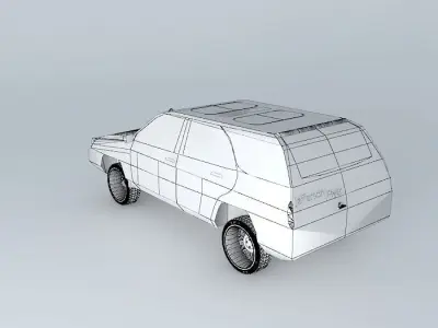 Jefferson Flyer Free 3D model