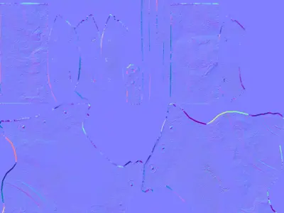 Gate Valve - dirty and rust 3D model