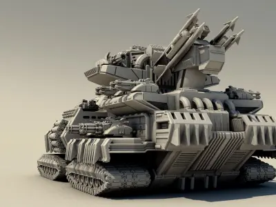 Legendary tank 3D print model