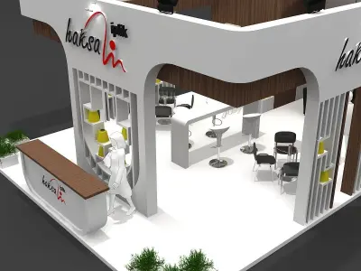 Exhibition Stand - ST0074 3D model