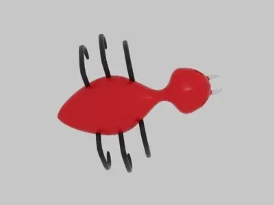 Bug Monster Alien model Low-poly 3D model