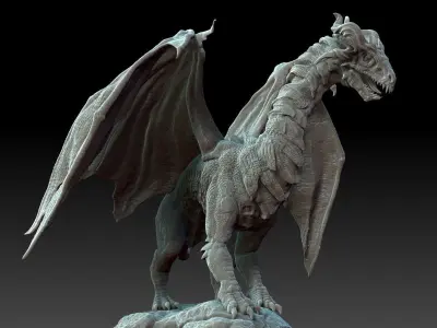 Dragon Zbrush HD 3D model