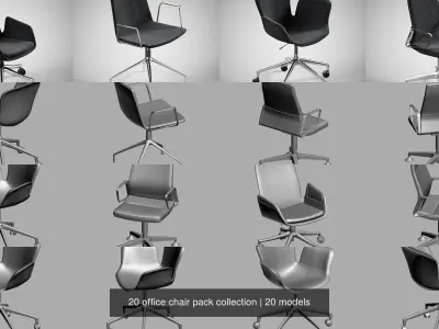 20 office chair pack collection 