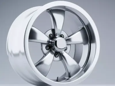 BG Rod Works Wheels Low-poly 3D model