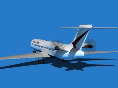 Boeing 7X7-1 Jet Fan V109 3D model