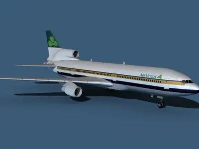 Lockheed L-1011-50 Aer Lingus 2 3D model