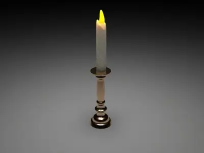 candle Free 3D model 3