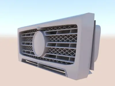 Mercedes  car   radiator  lumma  3D model