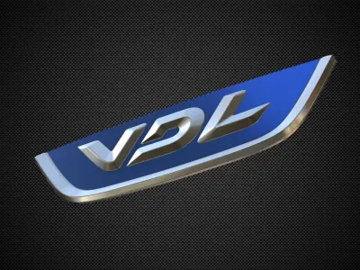 vdl logo 3D model