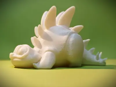 Cute Baby Stegosaurus 3D print model