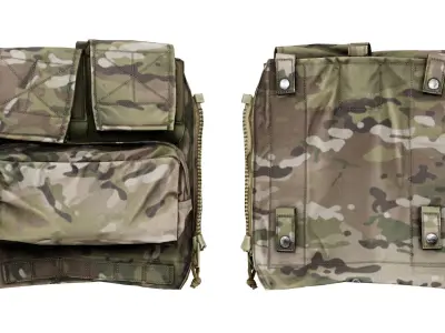 CRYE PRECISION ZIPON 1 POUCH PANEL Low-poly 3D model