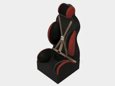 Racing Seat 3D model