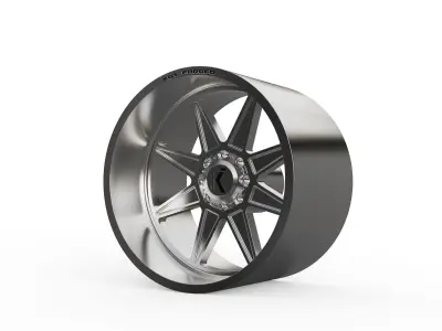 KG1 SCUFFLE-1 WHEEL 3D MODEL 3D model