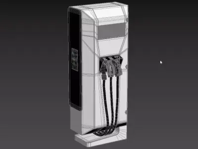 Power Electronics NB 60 EV Charging Station 3D model