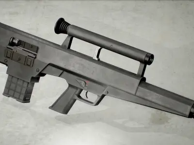 HK CAWS Low-poly 3D model