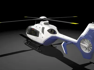 Helicopter Model 3D model