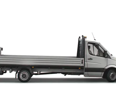 Volkswagen Crafter Dropside Tail Lift 2016 3D model