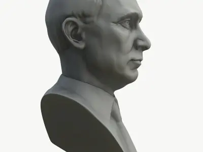 3D Vladimir Putin Bust Ready To Print 3D print model