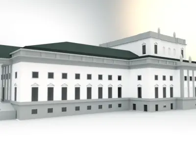 Opera house Unter den Linden - Berlin Germany 3D model