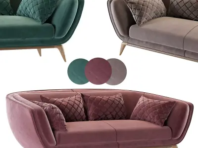 Monemtum sofa Free 3D model