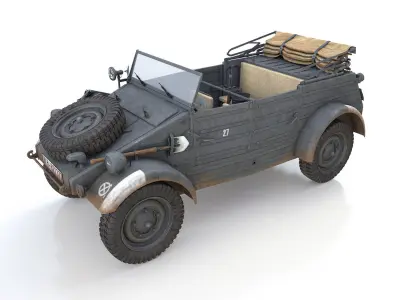 VW - Typ 82 - Kubelwagen - PzGrenDiv Grossdeutschland 3D model