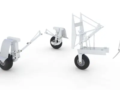 Landing Gear for Aircraft 2 3D model
