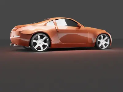 Nissan 350Z sports car Free 3D model