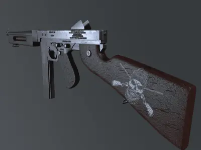 Thompson Low-poly 3D model