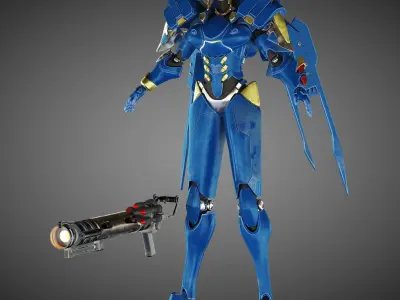 Overwatch Pharah 3D model