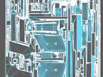  model 41 handgun game ready Low-poly 3D model