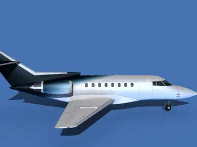 Hawker Siddley 1000 V10 3D model