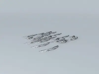 Ancient muslim desert fort 3D model