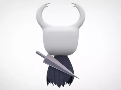 Knight Low-poly 3D model