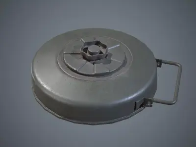 Mine German WW2 Low-poly 3D model