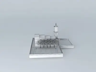 CHURCH OF SAN JUAN BAUTISTA Cerano, GUANAJUATO, MEXICO. Free 3D model