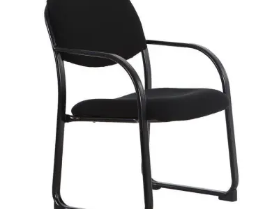 WP Bentonville Stackable Polyester Seat Waiting Room Chair 3D model