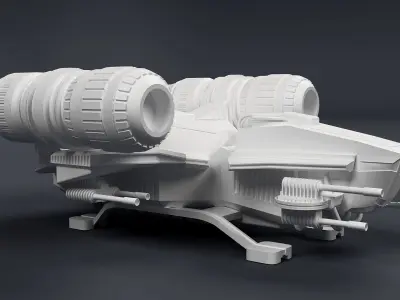 Spaceship combat 3D model