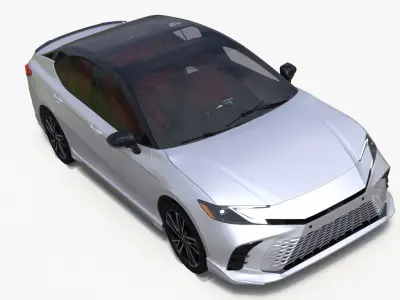 2025 Sedan White 3D model