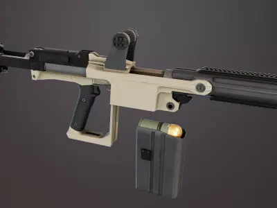 SSW40 Grenade Launcher 3D model
