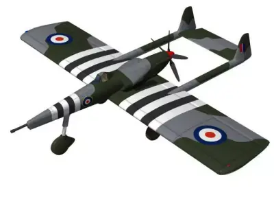 Martin-Baker Tank buster 3D model
