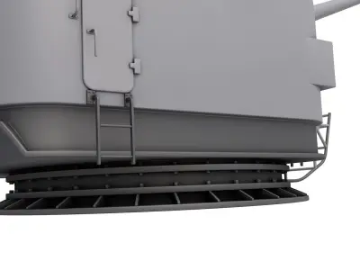 Mark 42 Naval Gun 3D model