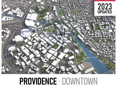 Providence Low-poly 3D model