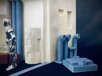 Docking Bay 94 Interior Diorama 3D print model