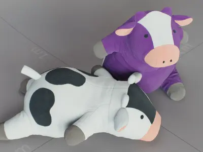 Plush Cow 3D model