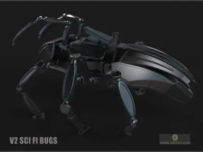 V2 SCI FI BUGS 3D print model