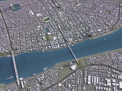 Da Nang Low-poly 3D model