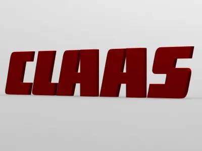 claas logo 3D model