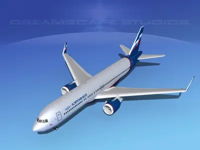 Boeing 767-300 Jetliners Collection 3D model