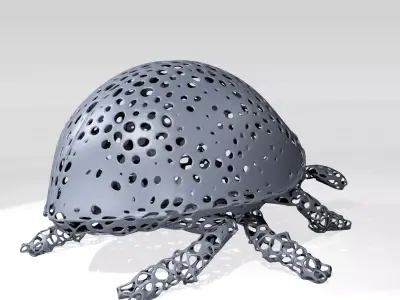 Ladybird Voronoi 3D model